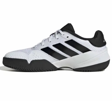 Детские теннисные кроссовки Adidas Barricade K - white/core black