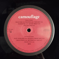 Винтажная виниловая пластинка LP Camouflage Meanwhile (Germany 1991)