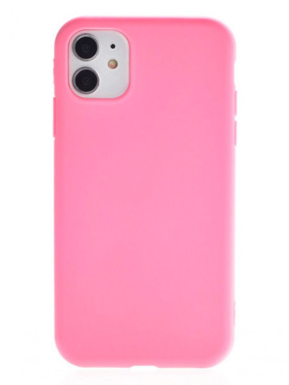 Чехол-накладка  i-Phone 11 Silicone icase  №12 розовая