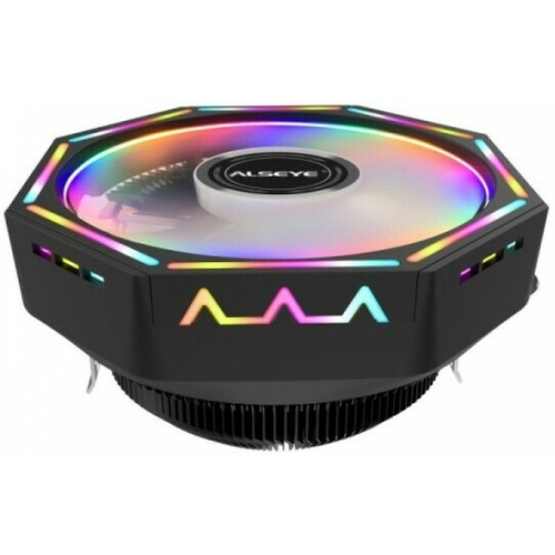 Кулер для CPU Alseye O120Z Plus, 1х120мм, 4-pin, Al, черный-белый/FRGB, 600-2000rpm, 52.6CFM, 33.8дБ, TDP 95Вт, INTEL 1700/1200/115x/775, AMD AM5/AM4/AM3(+)/AM2(+) (AS.01.04.0005)