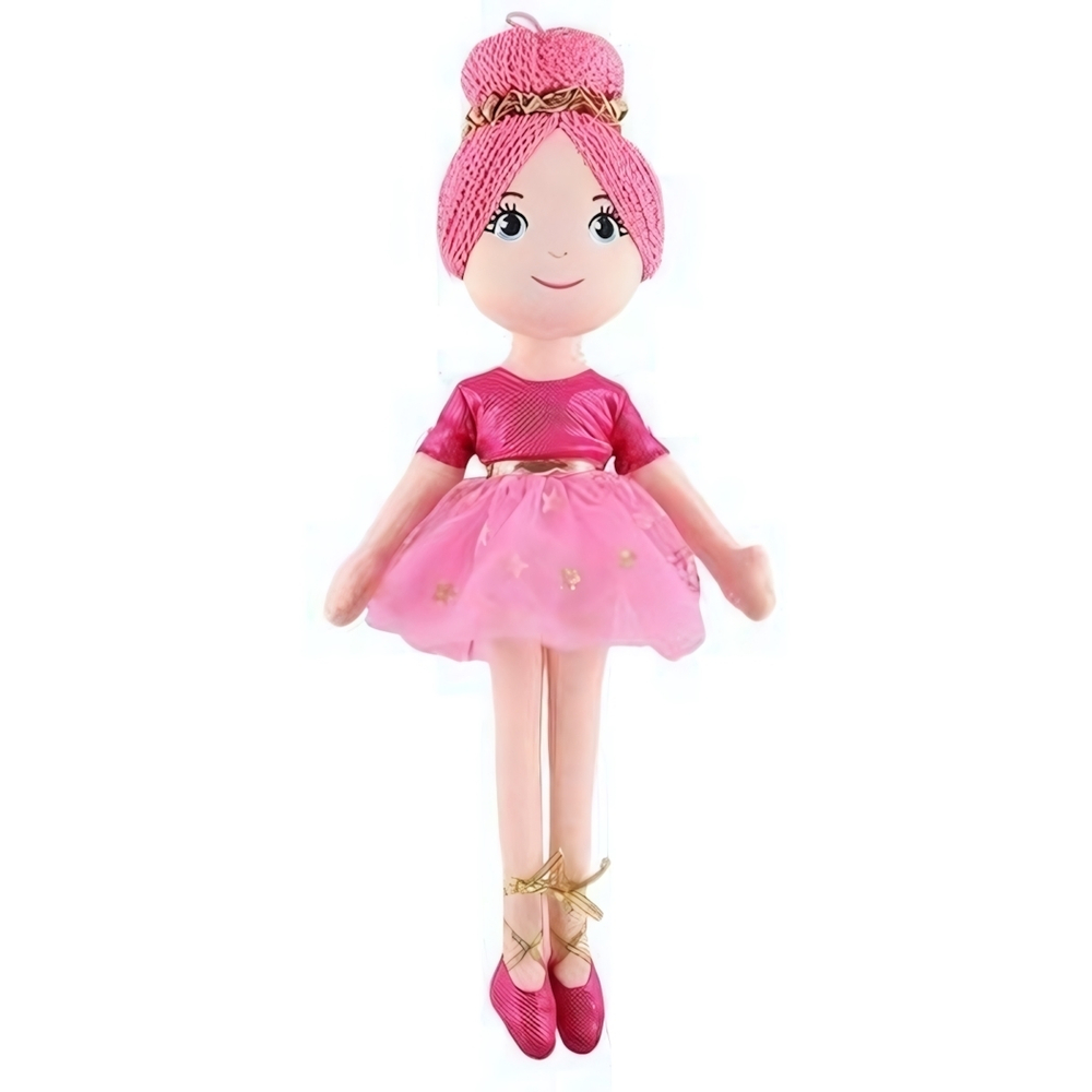 Мягкая игрушка , Кукла Балерина Луиза в Розовом Платье, 40 см (Maxitoys)