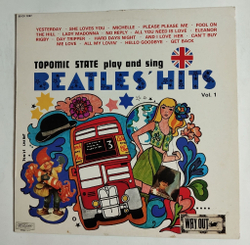 Винтажная виниловая пластинка LP Topomic State Play And Sing Beatles Hits Vol. 1 (France 1974)