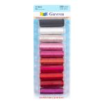 Нитки вышивальные Gamma V150/2, 10 цв. по 183 метра, Набор №1, Gamma V150/2, УЦЕНКА