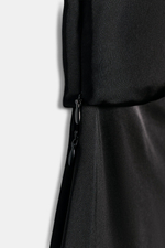 АСИММЕТРИЧНОЕ АТЛАСНОЕ ПЛАТЬЕ ZW COLLECTION — ZARA