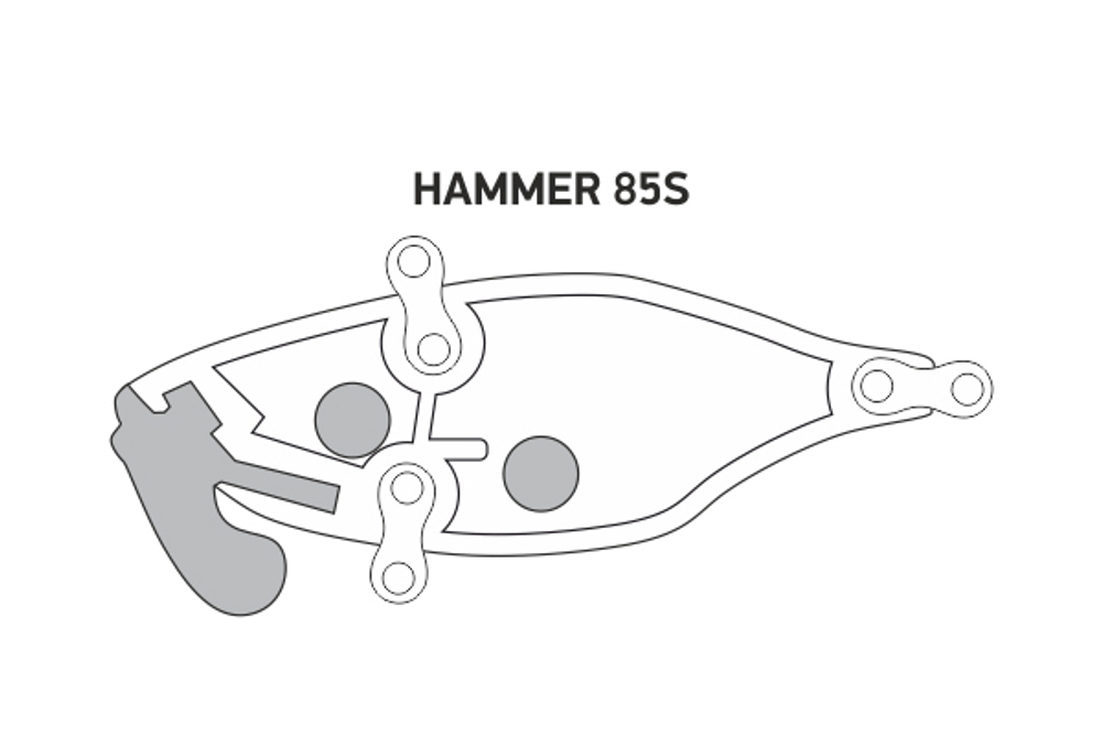Воблер для рыбалки LureMax HAMMER