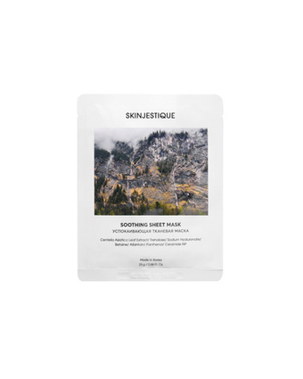 SKINJESTIQUE Успокаивающая тканевая маска Soothing Sheet Mask 1 шт 25мл