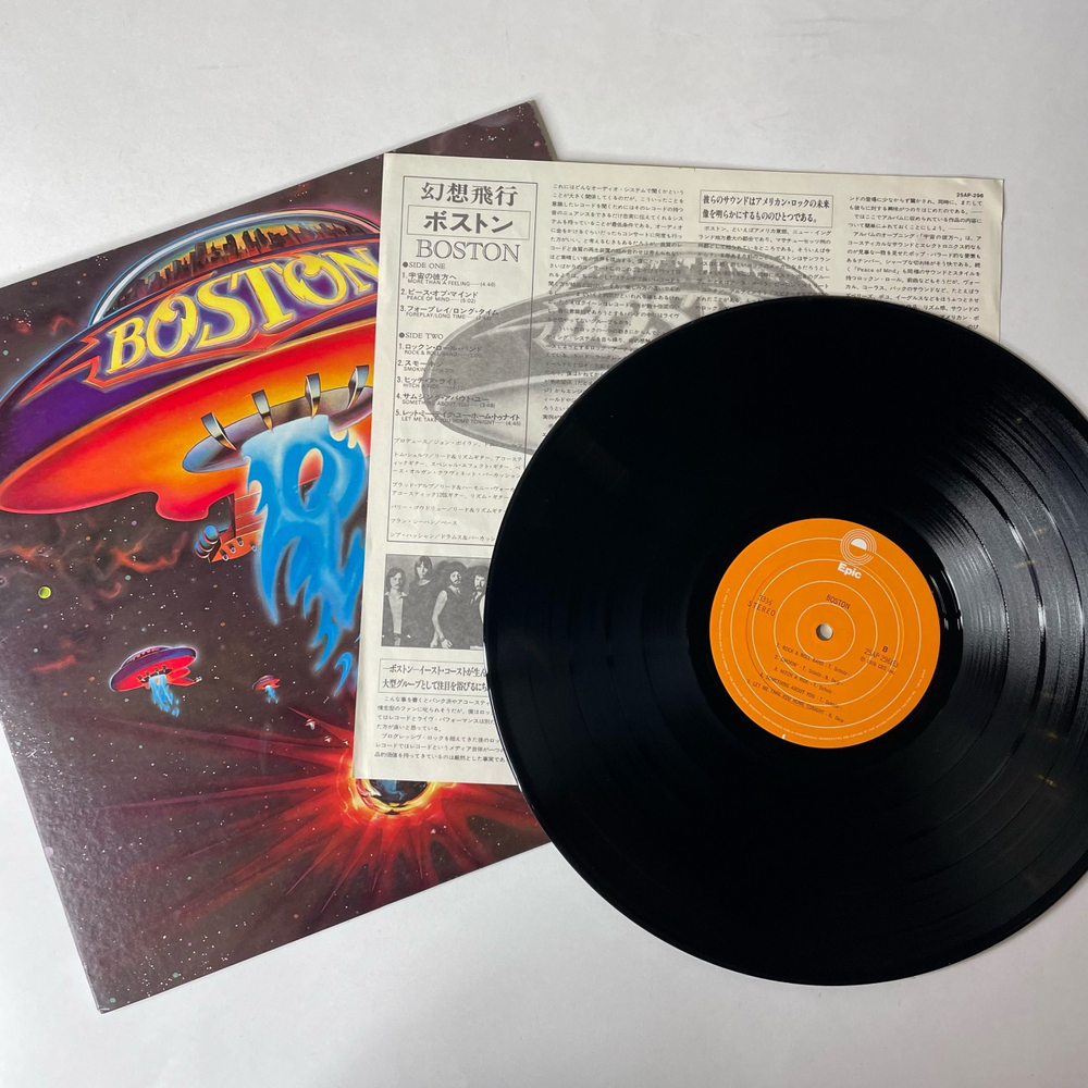 Винтажная виниловая пластинка LP Boston Бостон (Япония 1976) (Без Оби)