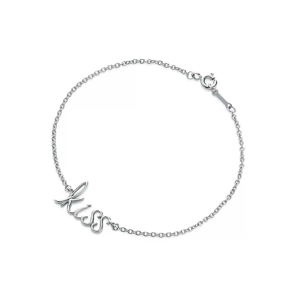 Браслет из серебра, Tiffany 💋kiss - В наличии