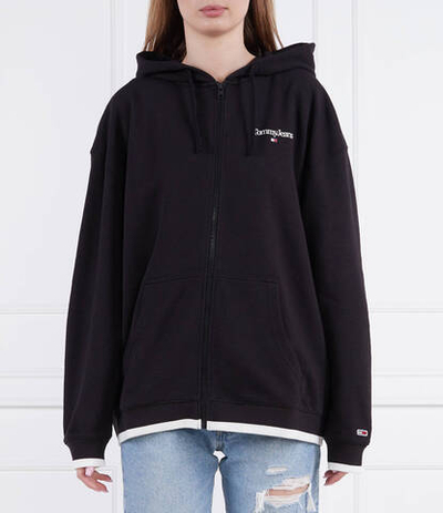 Худи LINEAR 2 ZIP Tommy Jeans - черный(DW0DW14856)