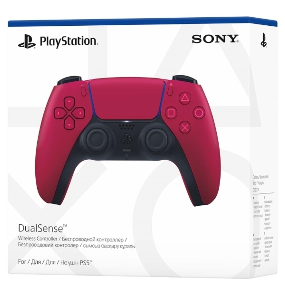 Беспроводной геймпад DualSense для PS5 (Cosmic Red - Космический красный, CFI-ZCT1W: SIEE) - повреждена упаковка