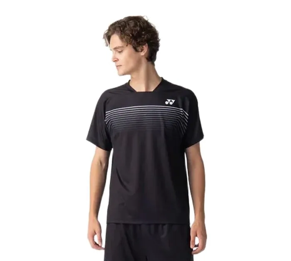 Теннисная футболка Yonex Crew Neck Practice - black