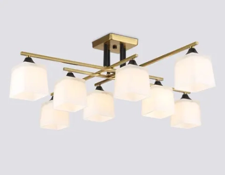 Светильник подвесной TR303044/8 CP медь E27/8 max 60W 820*820*260