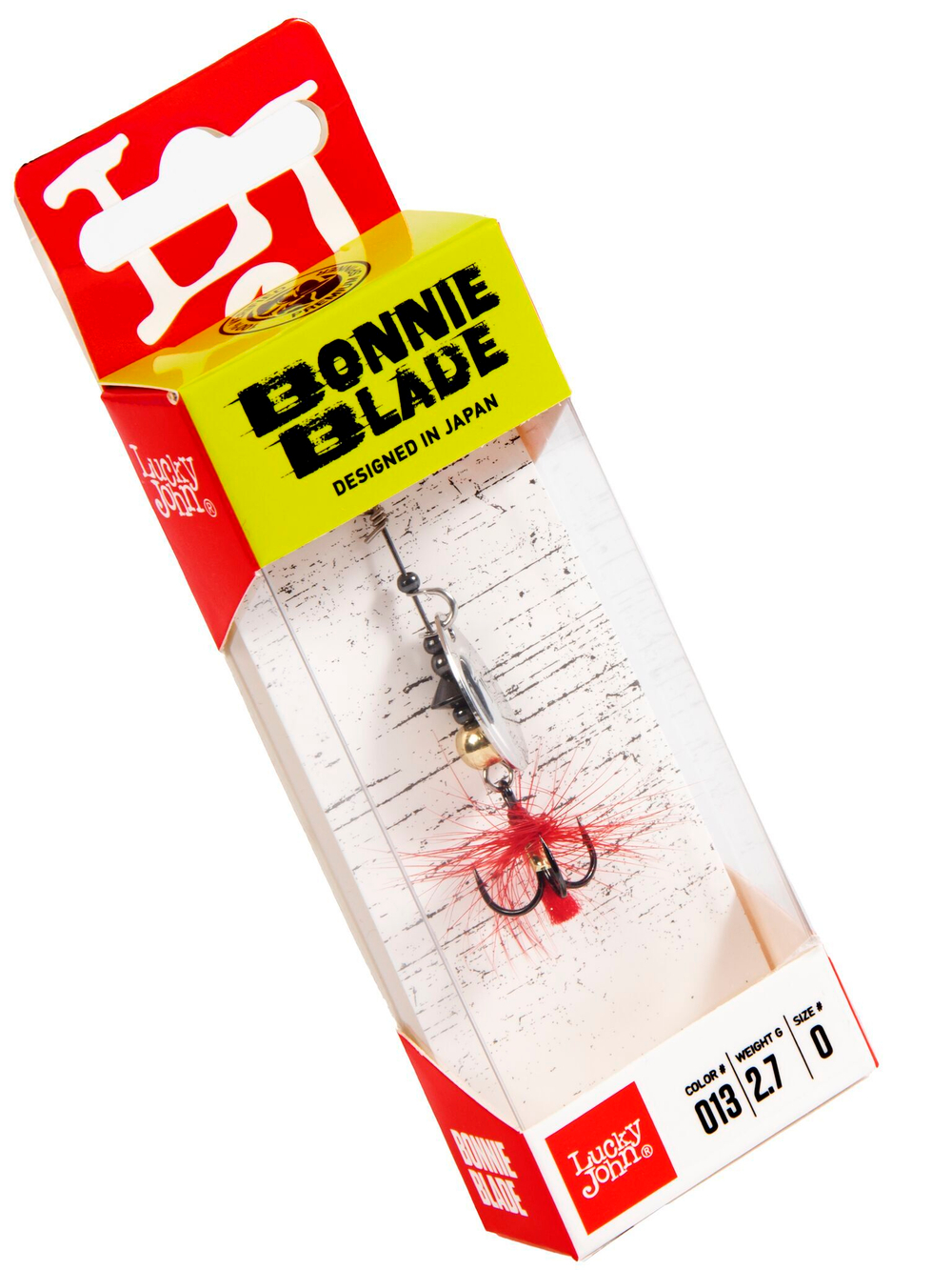 Блесна вращающаяся Lucky John BONNIE BLADE 0 02.7г 002 в блистере