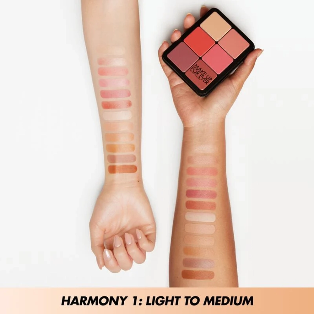 Make Up Forever HD Skin Face Essentials Foundation & Blush Palette (Многофункциональная палетка)