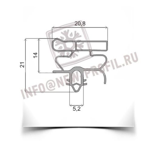 Уплотнитель для холодильника Electrolux ERB 36301Х м.к 685*575 мм(022 АНАЛОГ)