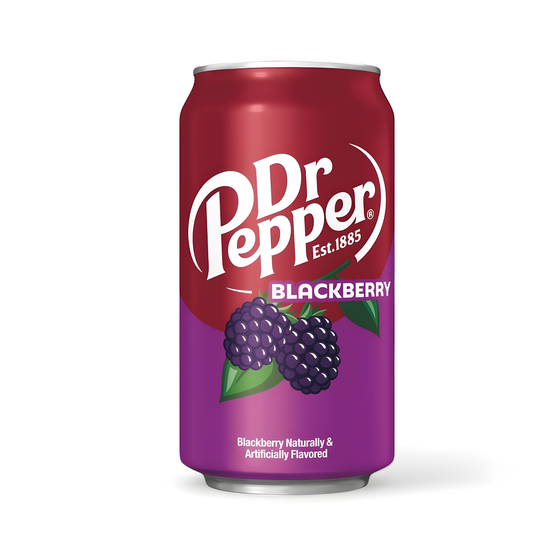 Газированный напиток Dr. Pepper Blackberry, ежевика, Ограниченная серия, 355мл США
