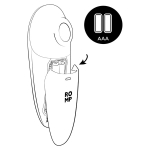 Бесконтактный клиторальный стимулятор 12,9см Romp Switch X Clitoral Stimulator