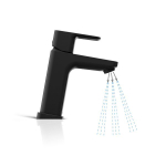 Смеситель 10° Free black -TD F 012.20