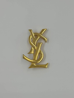 Брошь лого Yves Saint Laurent