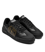 Кожаные кроссовки Versace Jeans Couture - черный(77YA3SD1ZP347)