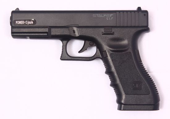 Пистолет пневматический Stalker S17G (аналог Glock 17) металл 4,5 мм