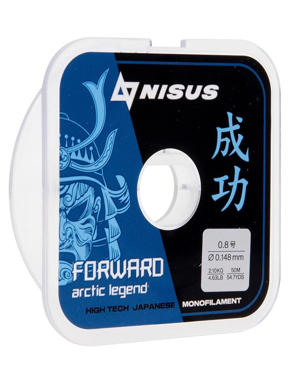 Леска для рыбалки Nisus FORWARD ARCTIC LEGEND Nylon Transparent 0,286mm/50m (N-FAG-0.286-50)