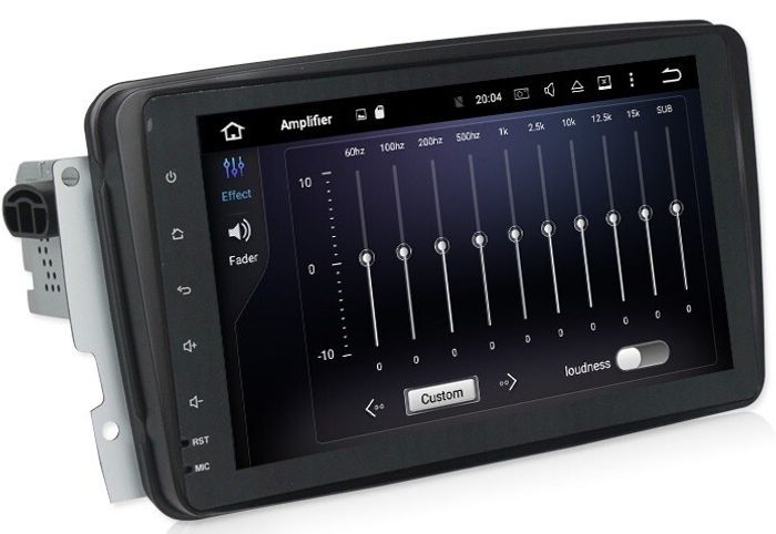 Магнитола для Mercedes-Benz G W463 2000-2006, C W203 2000-2004, A W168 - Kuberg MKD-M807-P6N на Android 11