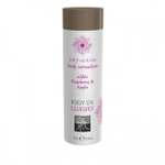 Съедобное масло для тела Body Oil LUXURY Малина & Яблоко (75 мл) (Цвет: прозрачный)