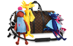 LOUIS VUITTON Keepall Leather Handbag, Shoulder Bag, Crossbody Bag, Travel Bag, Travel Bag Men"s