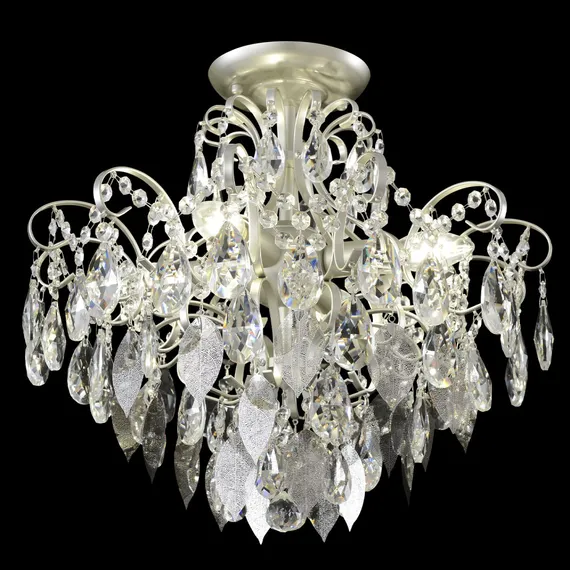 Потолочная люстра Esmiralda ESMIRALDA PL4 SILVER Crystal Lux