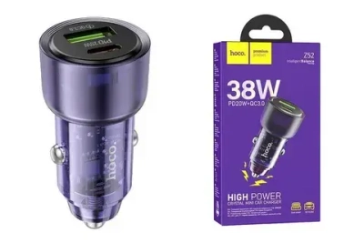 Автомобильное зарядное устройство для micro Hoco Z52 (purple)