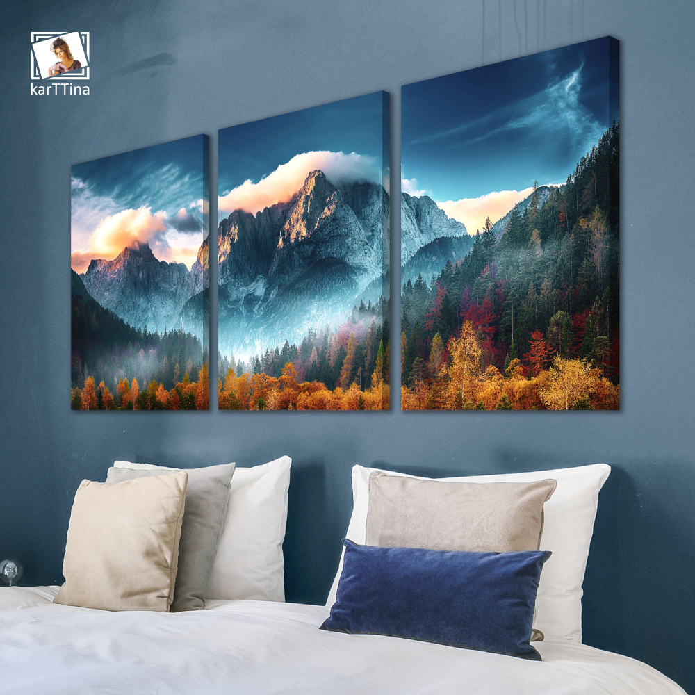 Картина karTTina "ОСЕННЯЯ СВЕЖЕСТЬ", 150 см х 70 см
