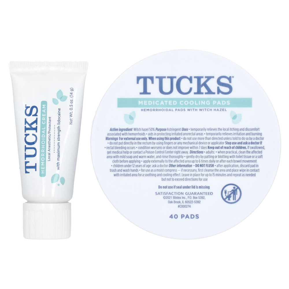 Tucks, мультивитаминный комплекс, 1 набор