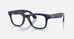 Умные очки Ray-Ban Meta Wayfarer Gen 2 (RW4012) Shiny Cosmic Blue/Clear/Sapphire Transitions S53 T155