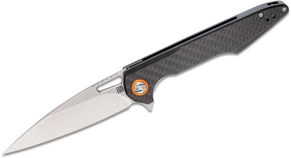 Цена наСкладной нож Artisan Archaeo Small SW, сталь D2, Carbon Fiber