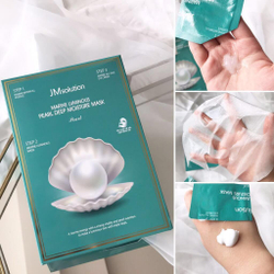 JMsolution Marine Luminous Pearl Moisture Mask Plus трёхшаговый увлажняющий набор с жемчугом
