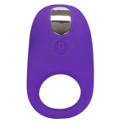 Фиолетовое эрекционное виброкольцо Silicone Rechargeable Passion Enhancer (Цвет: фиолетовый)