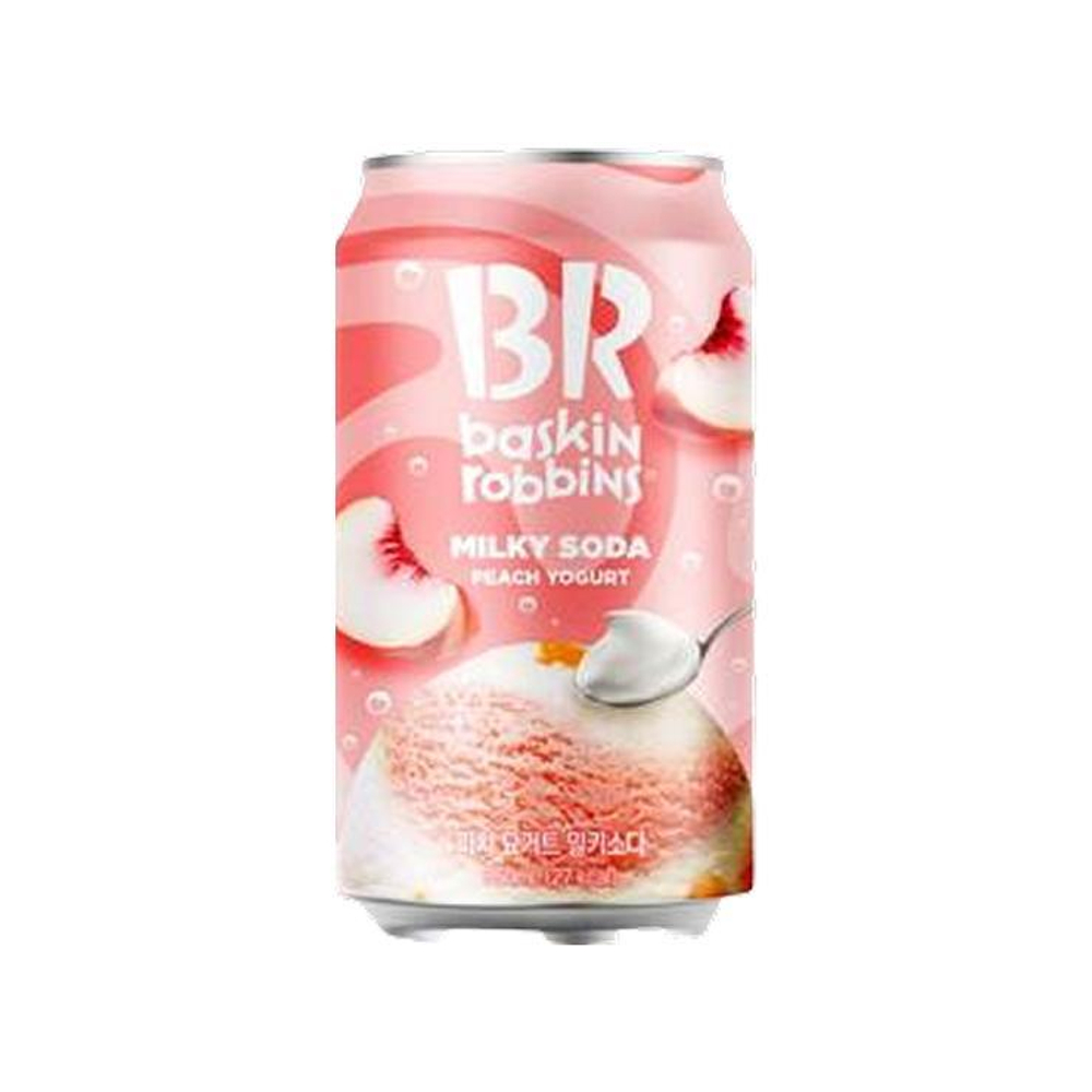 Напиток газированный б/а "Baskin Robbins  Peach Yogurt" 350 мл, 24шт