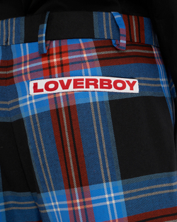 CHARLES JEFFREY LOVERBOY БРЮКИ ПРЯМЫЕ В КЛЕТКУ