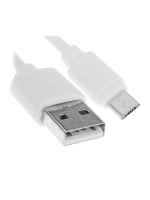 Кабель micro USB белый 1м
