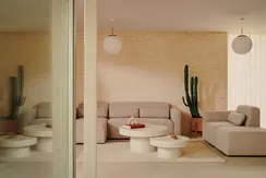Neom Модуль сиденья бежевого цвета 75 см