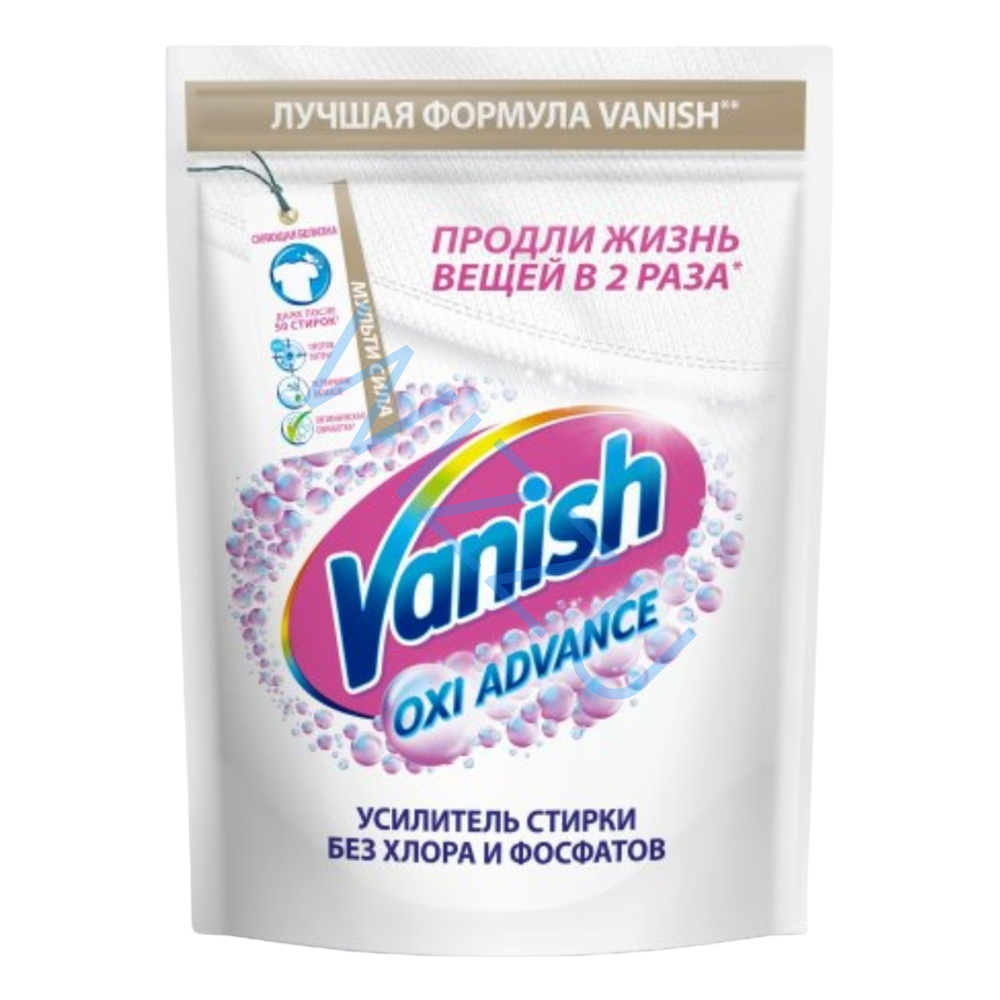 VANISH Пятновыводитель 400гр OXI Порошок Для БЕЛОГО *6 (993944)
