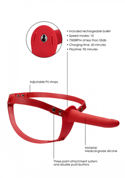 Страпон Adjustable с вибрацией
