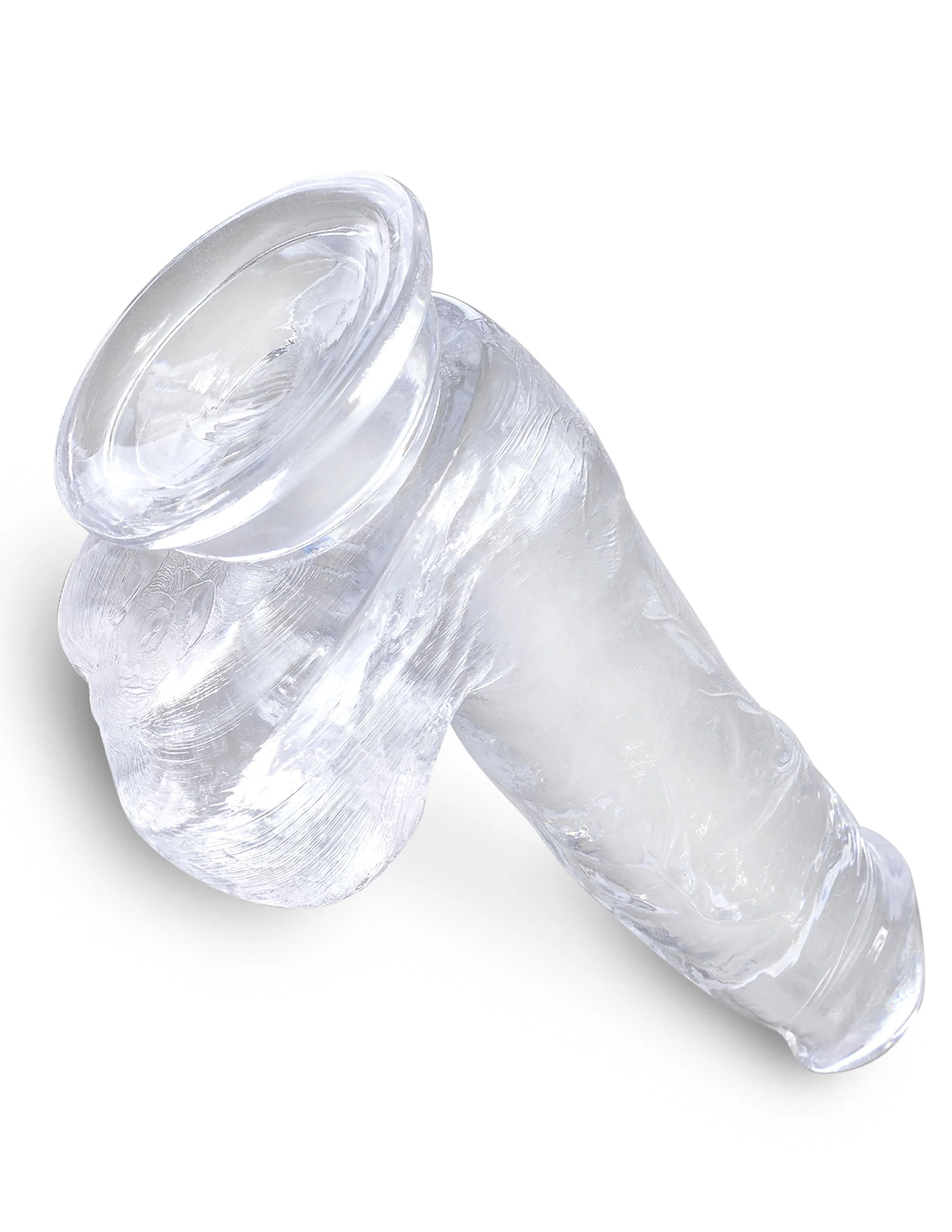 Фаллоимитатор King Cock Clear 6" Cock with Balls Pipedream 575220PD