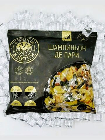 Готовое блюдо Шампиньон Де Пари с курицей 400г быстрозамороженное