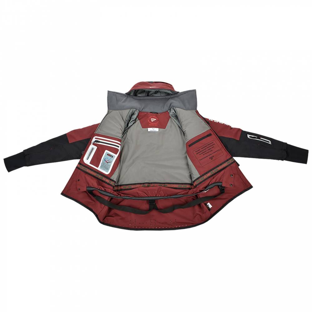 Костюм-поплавок мужской зимний "Rescuer VI prosport"-40, hardguard, махагон, ХСН