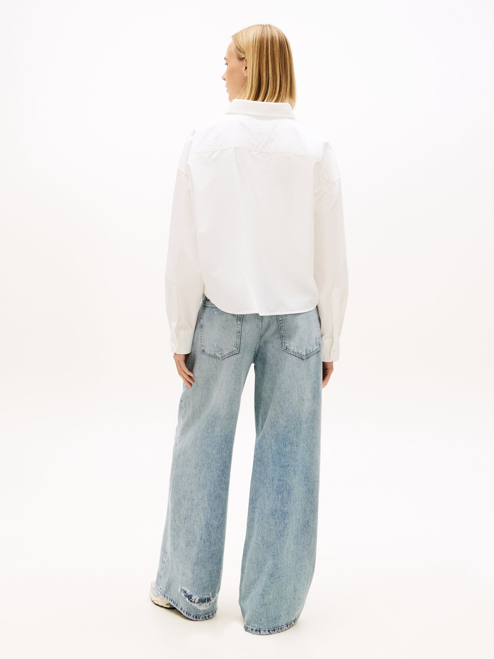 Рубашка женская TOMMY JEANS TJW ESSENTIAL CROP S