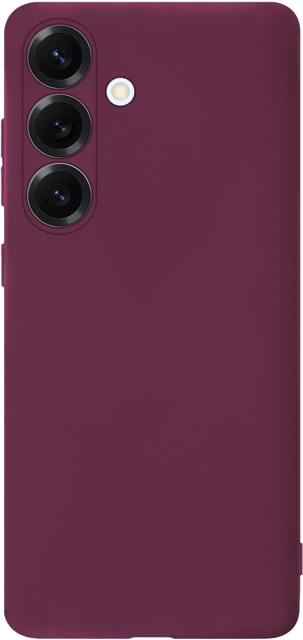 Мягкий Soft Touch чехол из силикона для SAMSUNG S25 с бархатной подкладкой