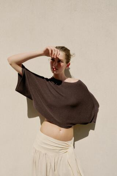 УКОРОЧЕННЫЙ СВИТЕР-НАКИДКА — ZARA