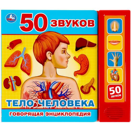Говорящая энциклопедия Тело человека (5 кн. 50 звуков) 200х175мм 10стр Умка